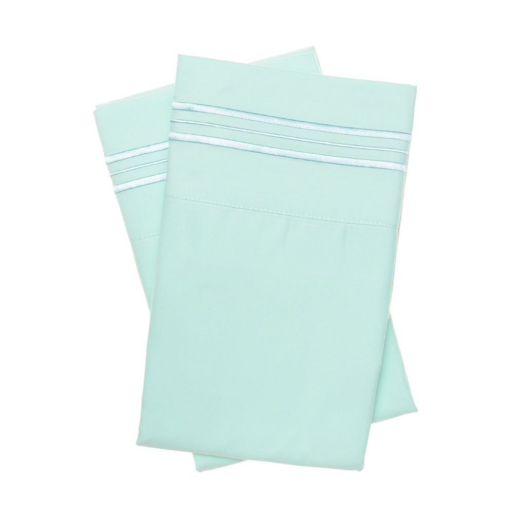 KING SIZE Triple Stripe Pillowcase Set