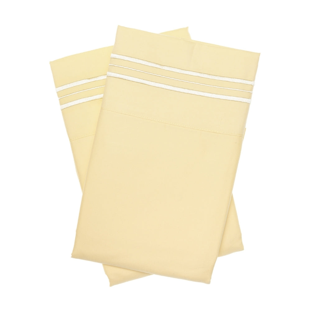 KING SIZE Triple Stripe Pillowcase Set