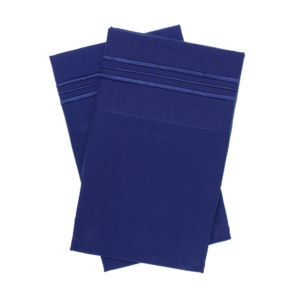 KING SIZE Triple Stripe Pillowcase Set