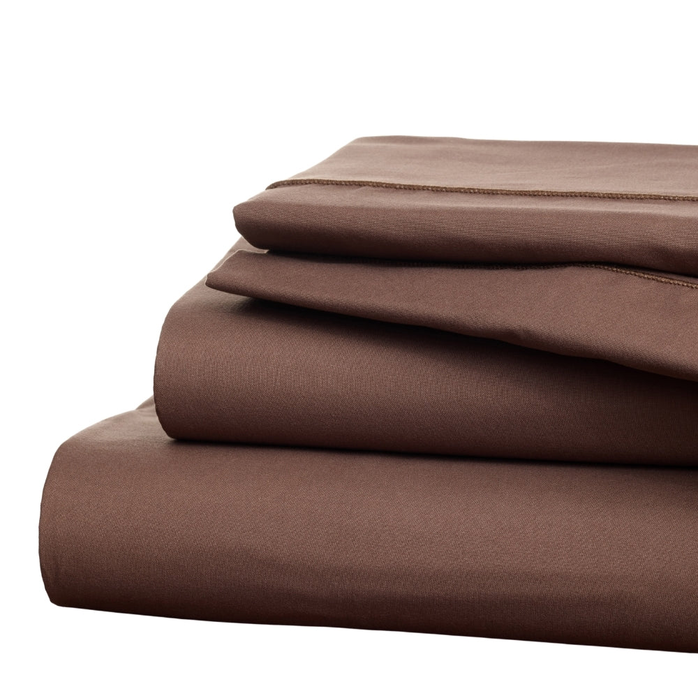 Chocolate Sheet Set Original Design 3 Stripe - Clearance