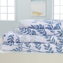 Load image into Gallery viewer, Dreamstate® &#39;Blue Botanical&#39; Printed Sheet Set
