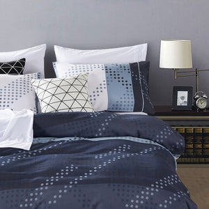 Dreamstate® Printed Monochromatic 3-Piece Duvet Cover Set