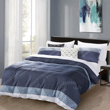 Load image into Gallery viewer, Dreamstate® Printed Monochromatic 3-Piece Duvet Cover Set
