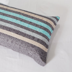 Dreamstate® Scroll Tri-Color Scroll 3-Piece Duvet Cover Set