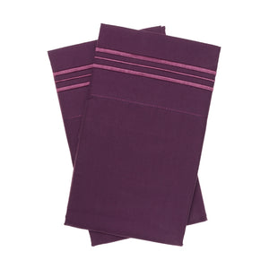 KING SIZE Triple Stripe Pillowcase Set - CLOSEOUT