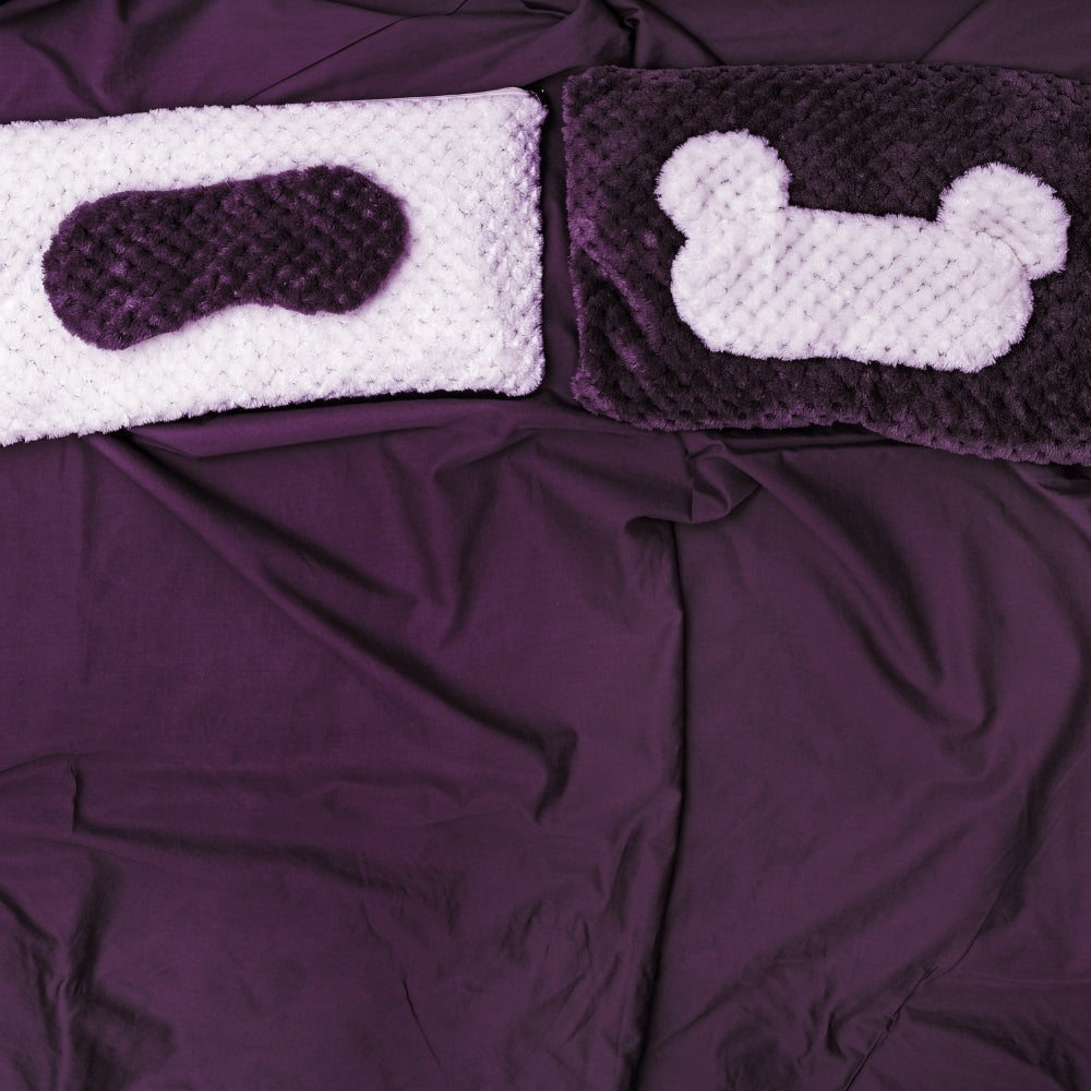 Purple fleece online sheets